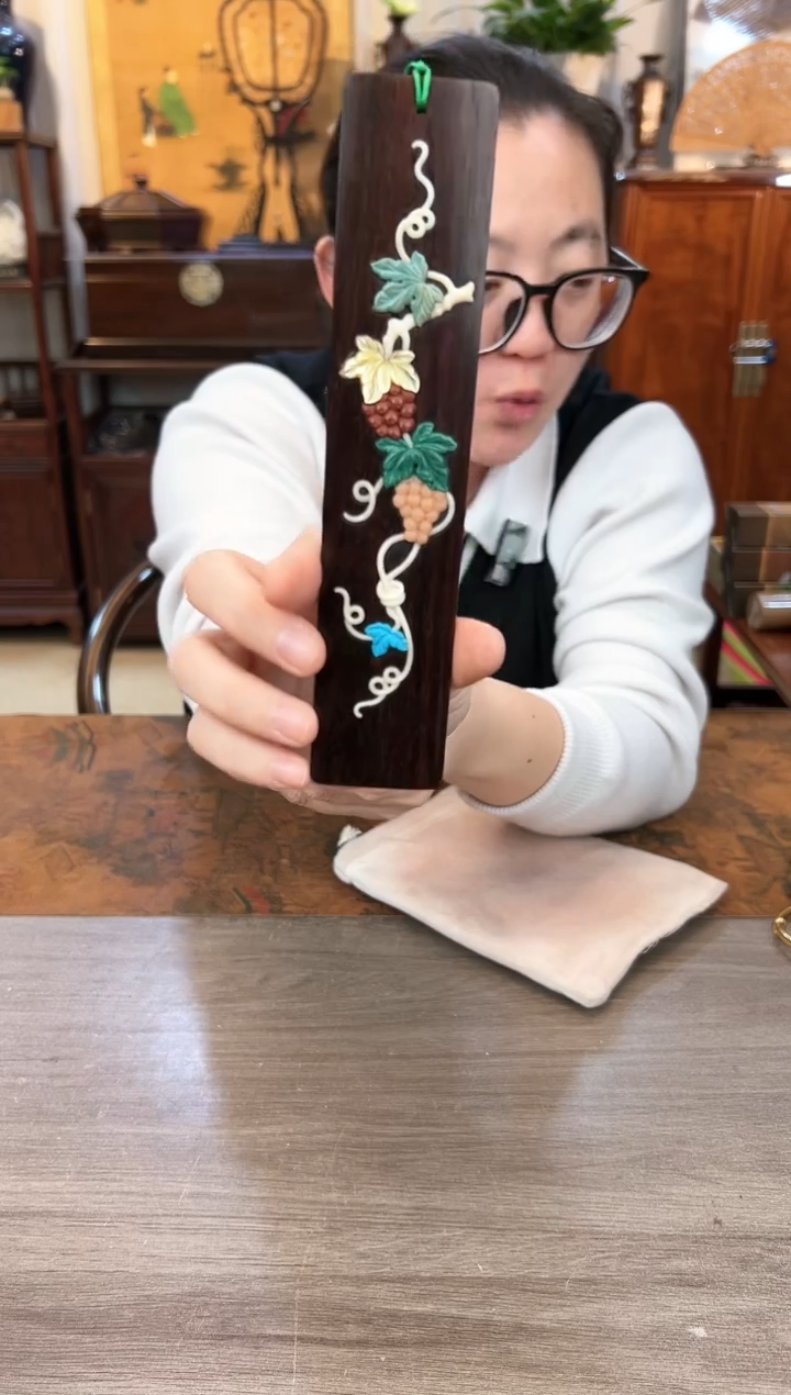 【闪购商品】红酸枝木类成套家具大红酸枝  嵌百宝书签