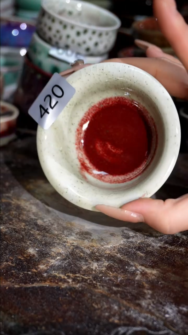 摆件精品窑变钧瓷茶器