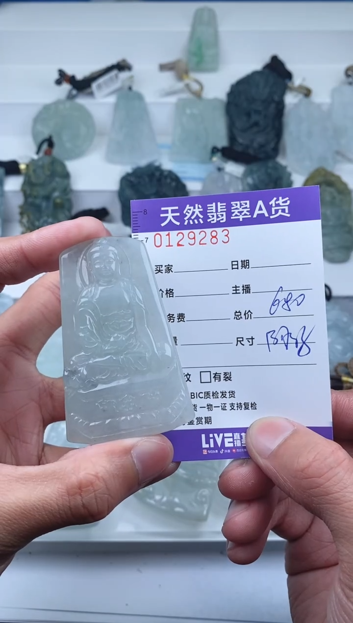 【闪购商品】翡翠颈饰未镶嵌         283