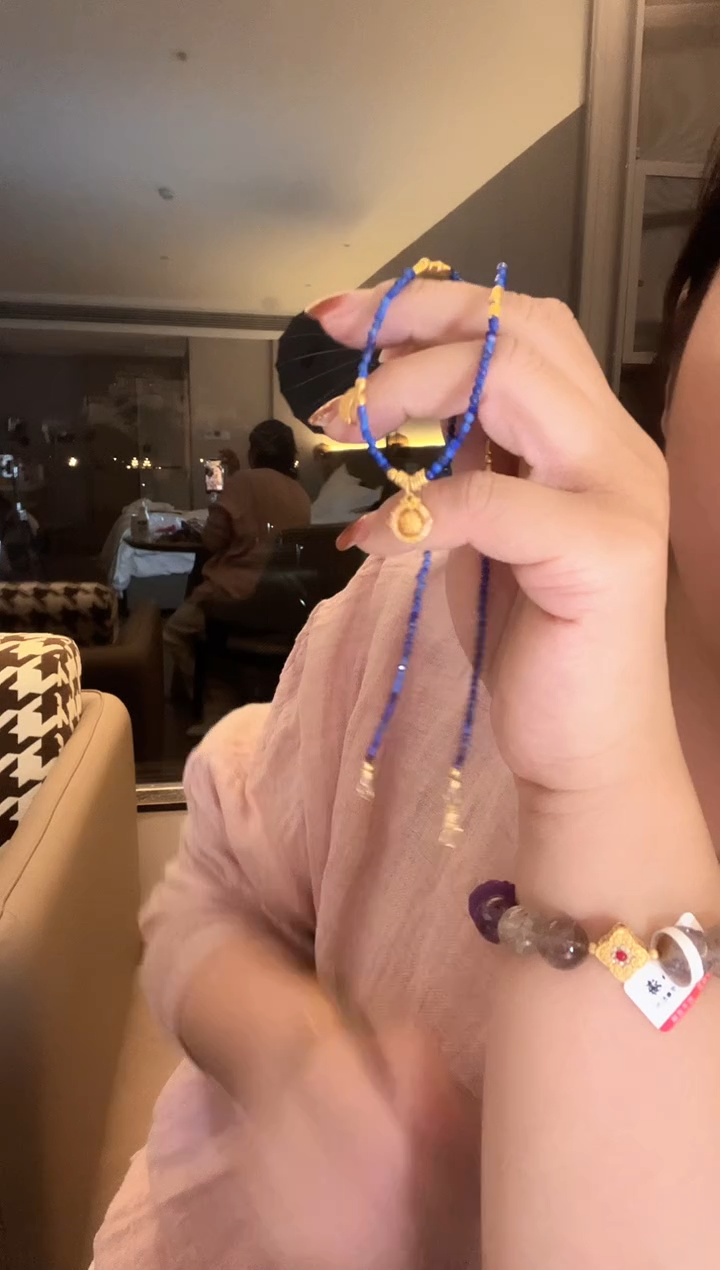 合金青金石颈饰00000036