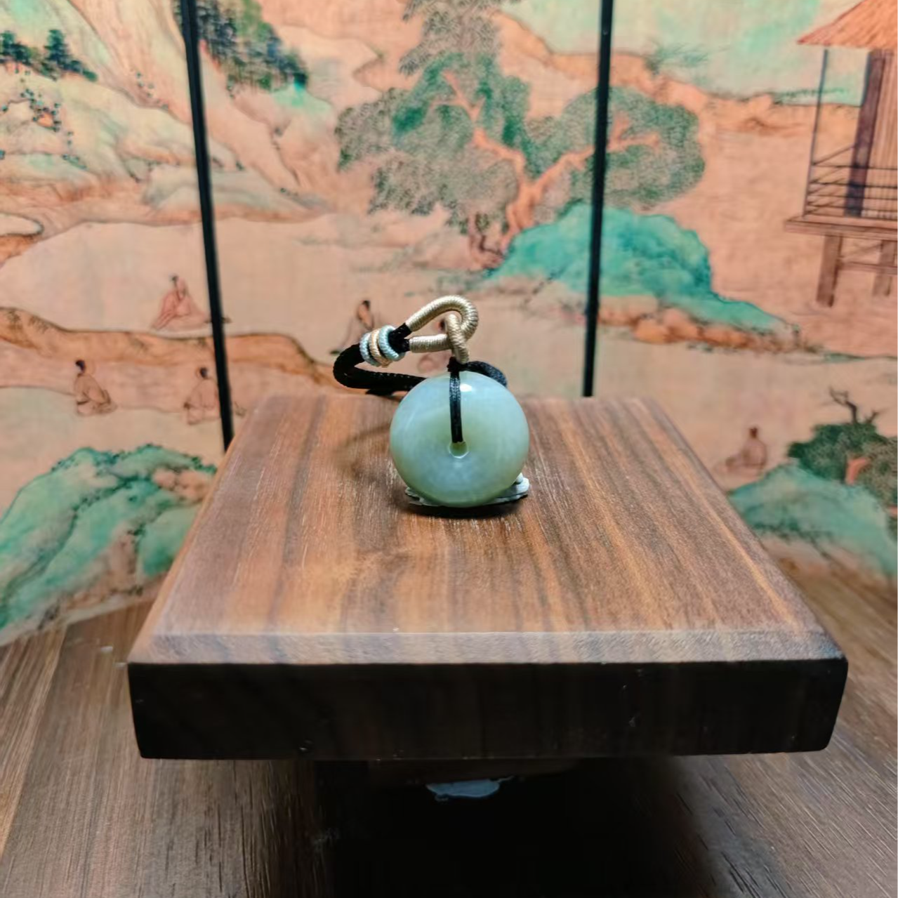 N和田玉平安扣吊坠0641