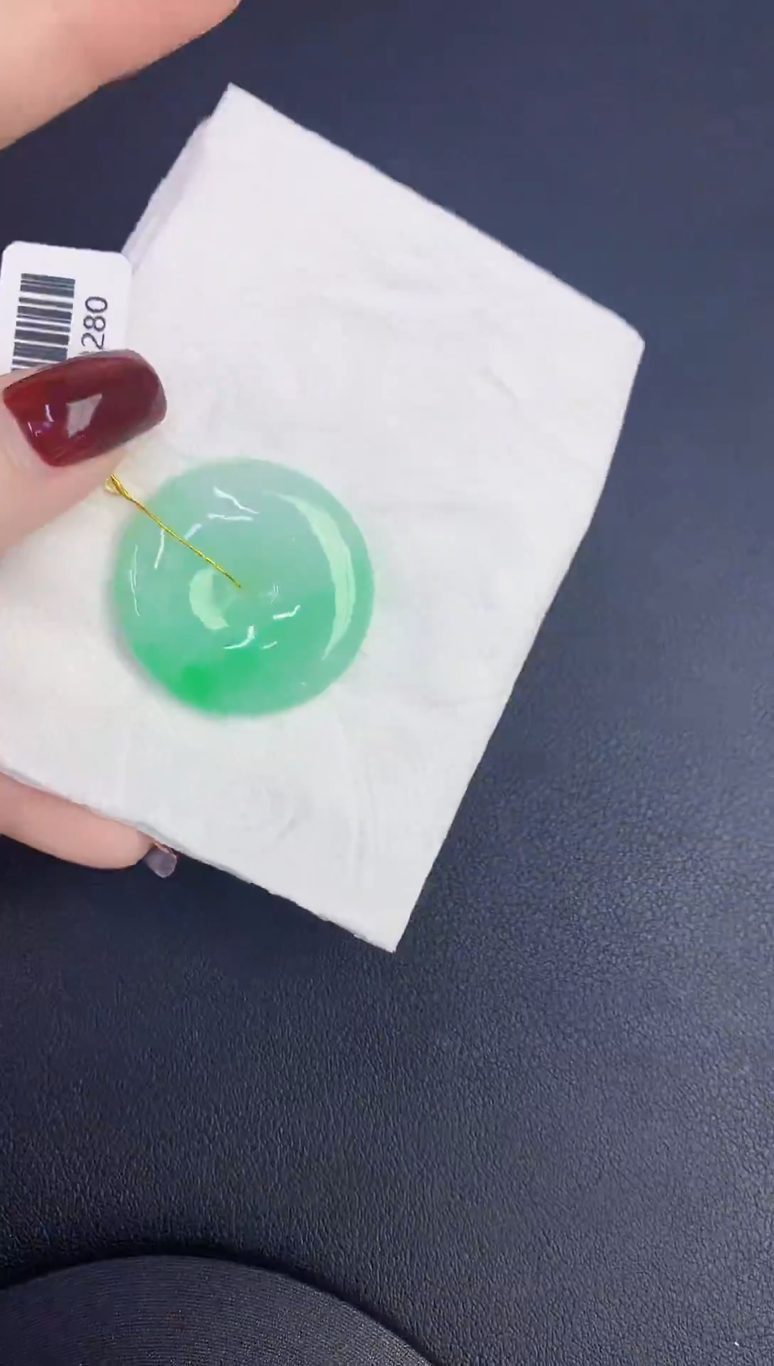 颈饰未镶嵌翡翠缅甸天然翡翠A货