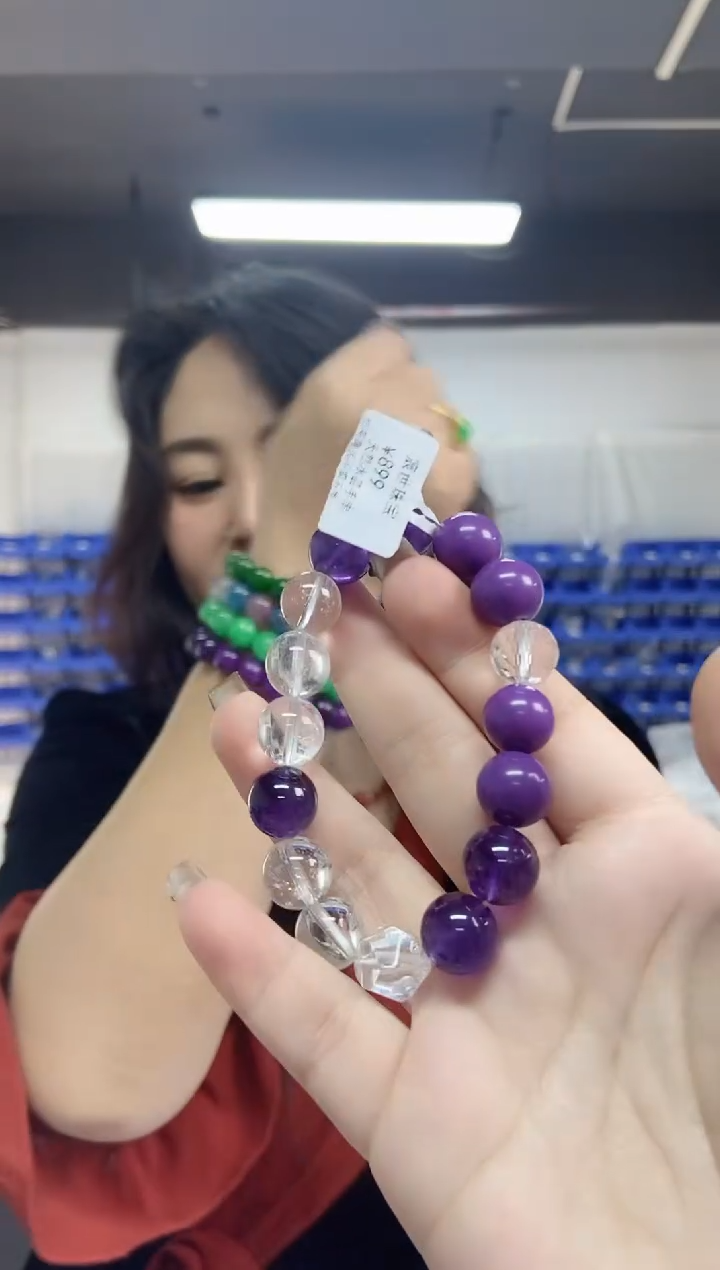 【闪购商品】水晶手串未镶嵌多样性发其一颜色微差