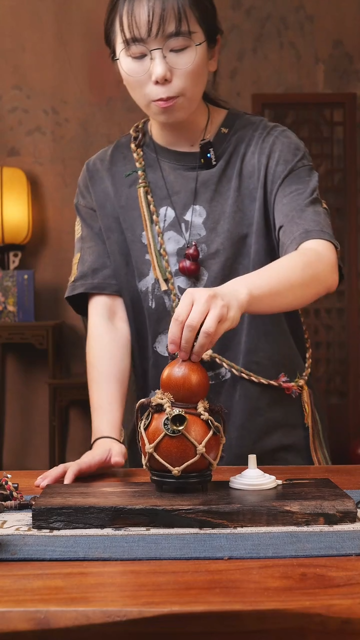 1665号精品大漆葫芦防腐防渗装水茶酒