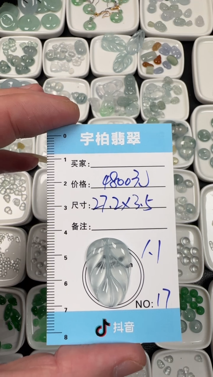 未镶嵌定制翡翠天然A货翡翠+叶子017