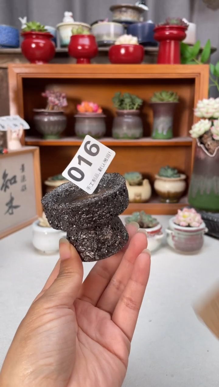 瓷片016知木小芳花盆