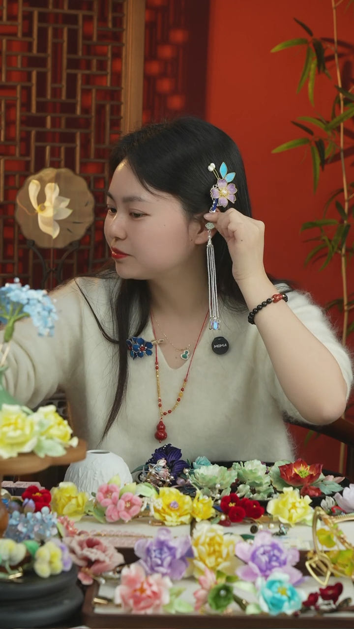 刺绣闪购纯手工非遗国风饰品