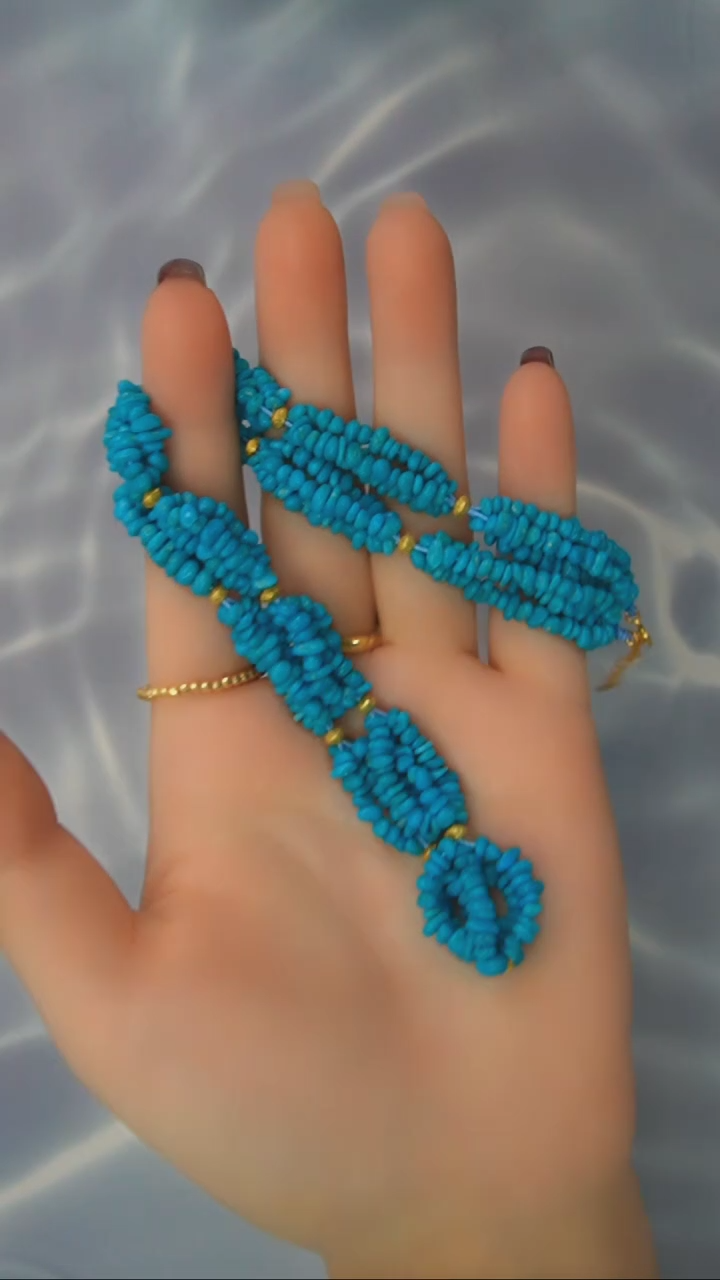 【闪购商品】绿松石项链银S925镶嵌发货一件