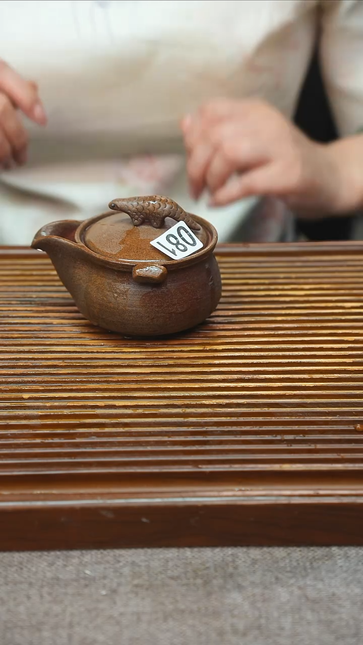万古烧粗陶手工茶具