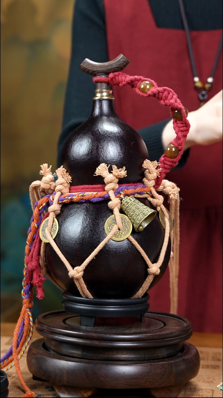 XX113网兜款大漆酒葫芦（现货现发）