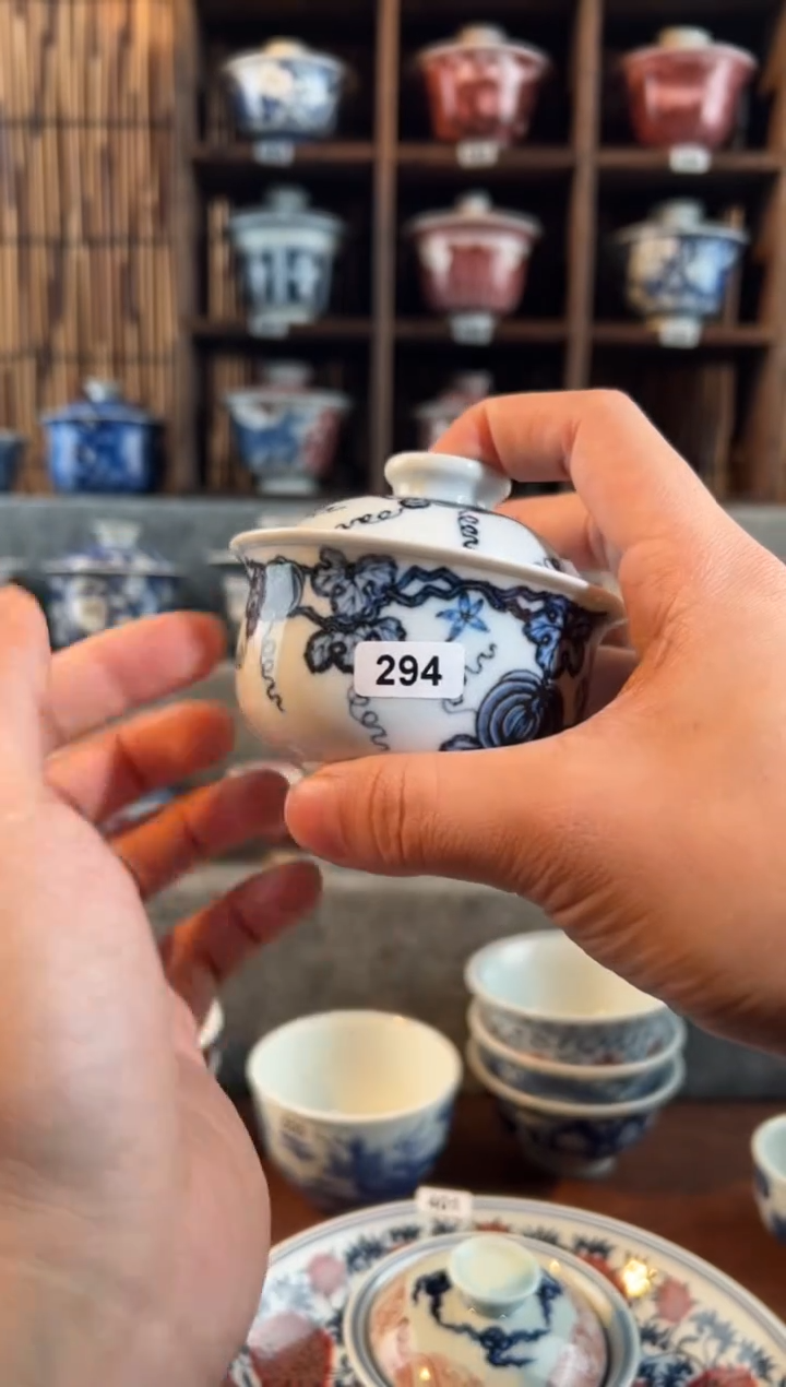 【闪购商品】294天禄言瓷手绘茶具