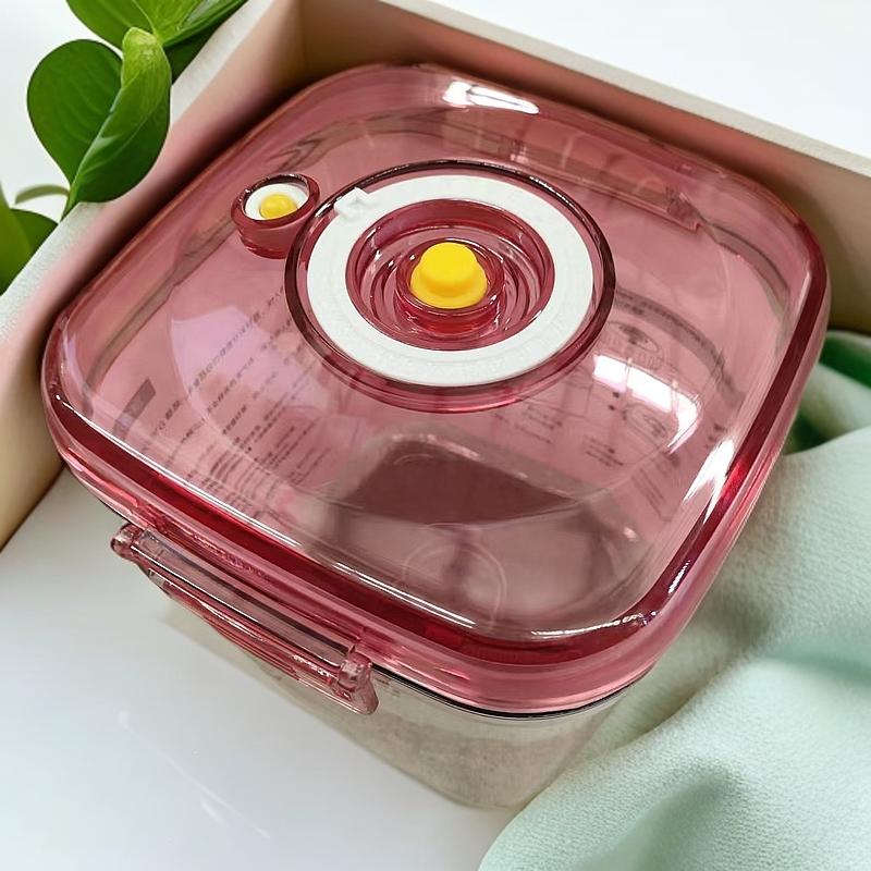 真空保鲜盒家用冰箱实物VS6-01-D4真空储存罐