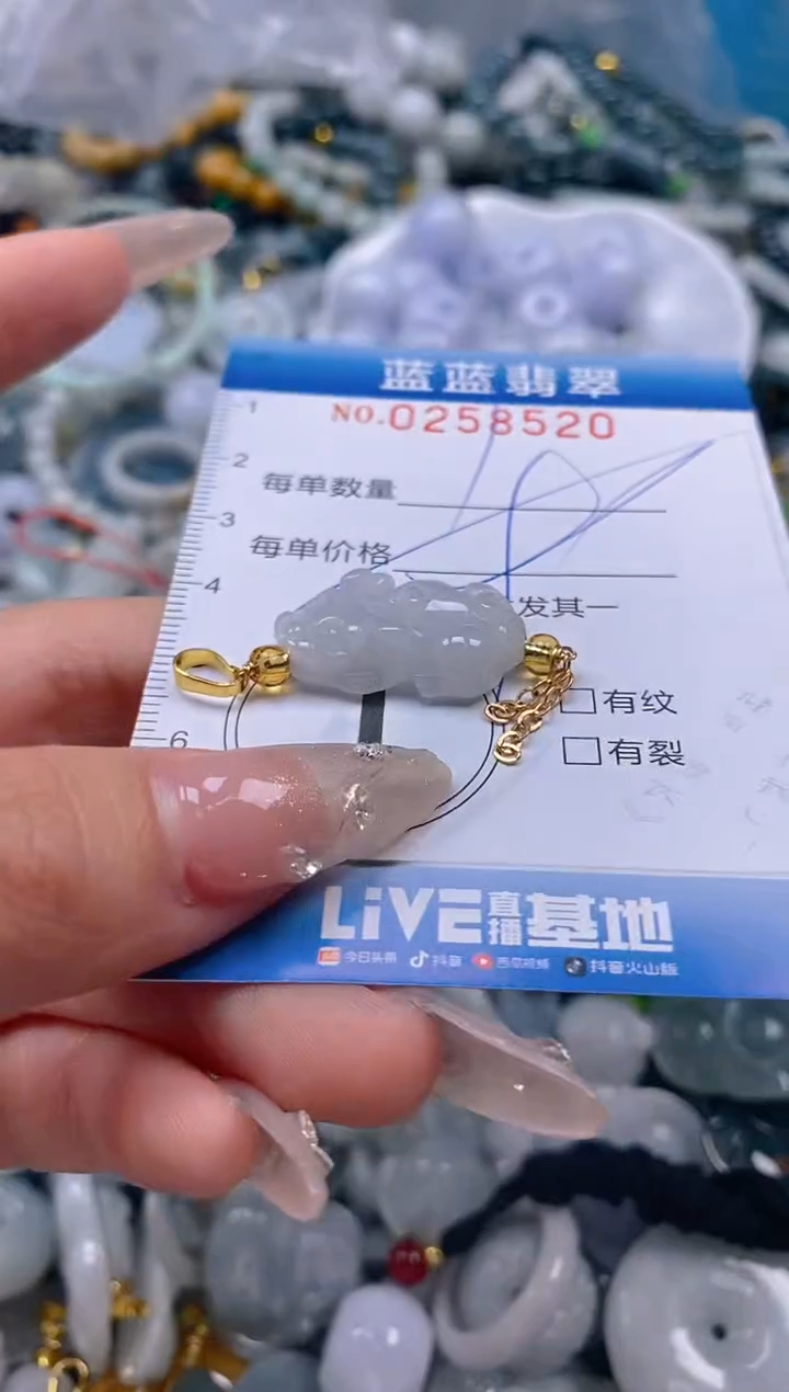 翡翠未镶嵌颈饰闪购0258520多样性发其一