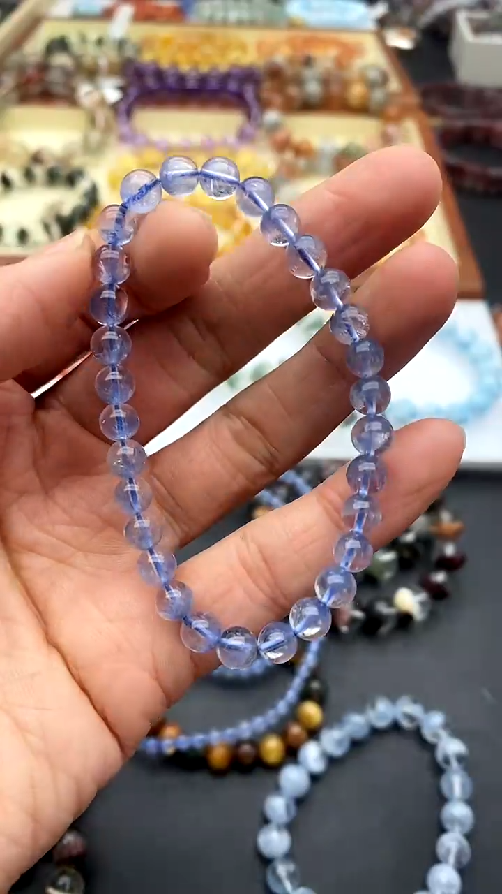 【闪购商品】水晶手链未镶嵌蓝线石