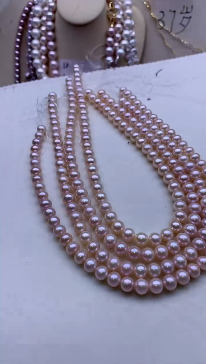 【闪购商品】淡水珍珠项链银S925镶嵌多发其一