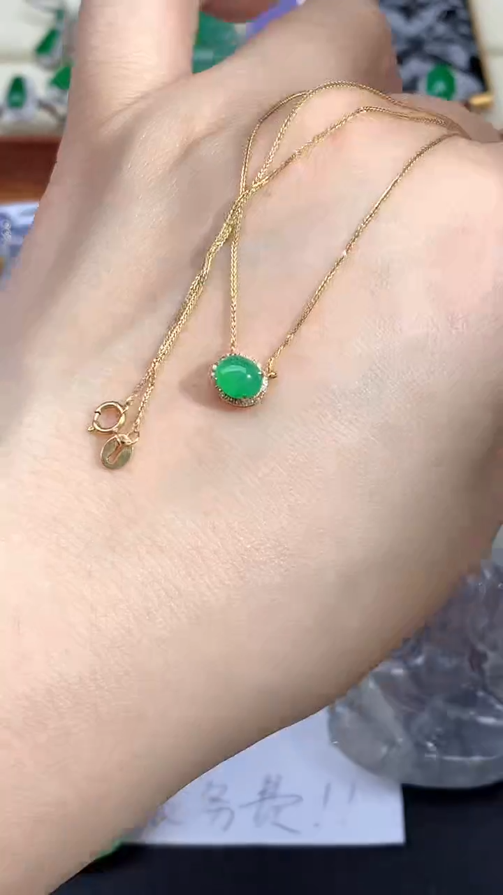 【闪购商品】翡翠颈饰未镶嵌153-天然翡翠