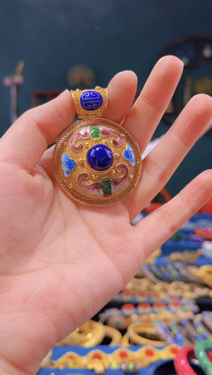 【闪购商品】非遗技艺花丝吊坠