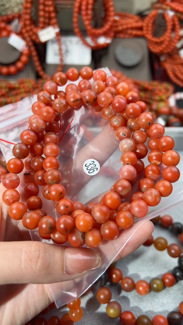 【闪购商品】南红玛瑙手串未镶嵌9