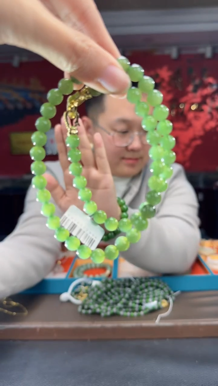 颈饰未镶嵌和田玉冰晴猫妈妈链卡8