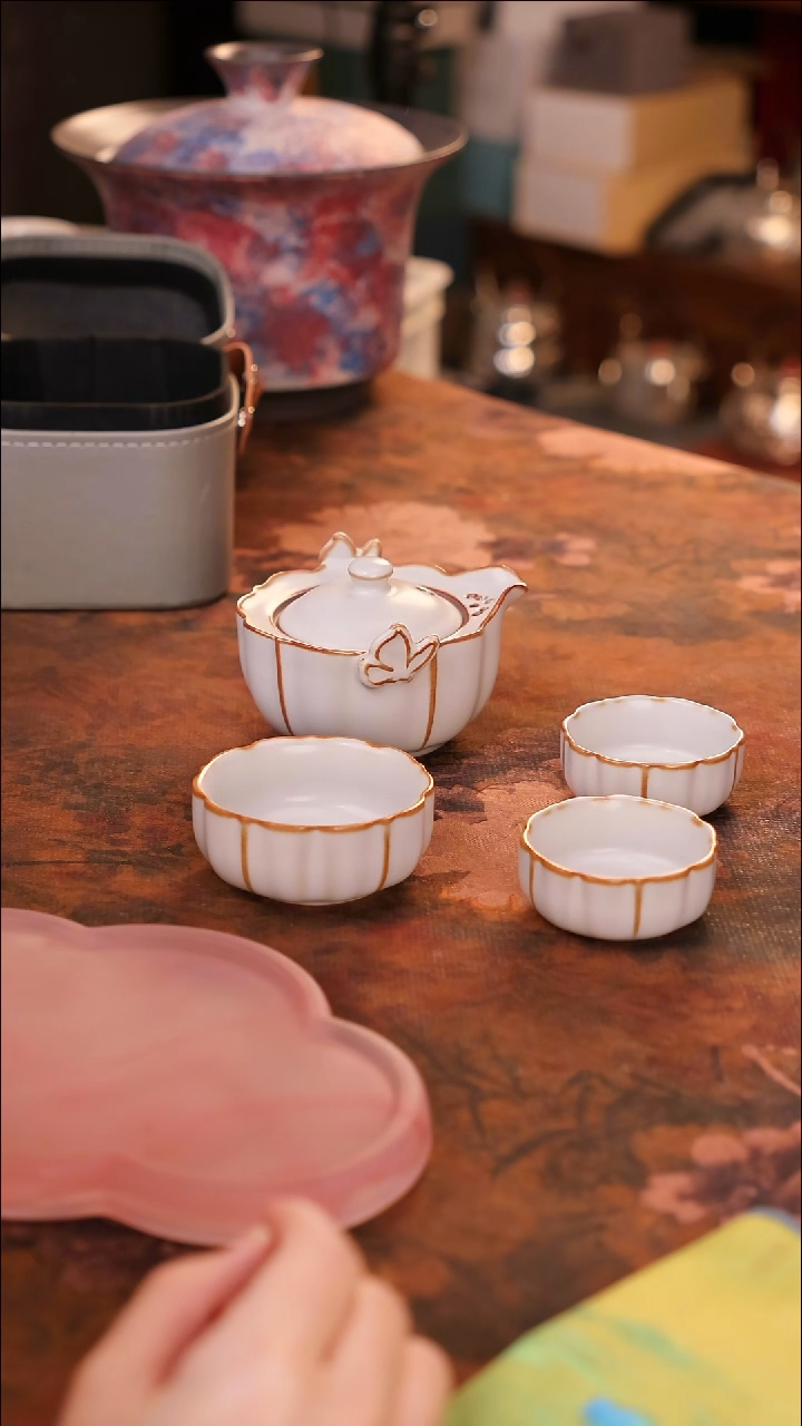 【闪购商品】陶瓷茶具（无礼盒无茶盘）@@A10742