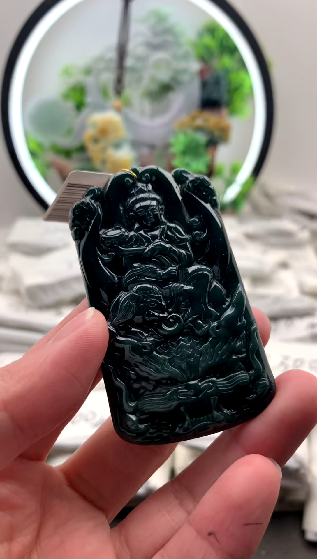 【闪购商品】翡翠颈饰未镶嵌普贤