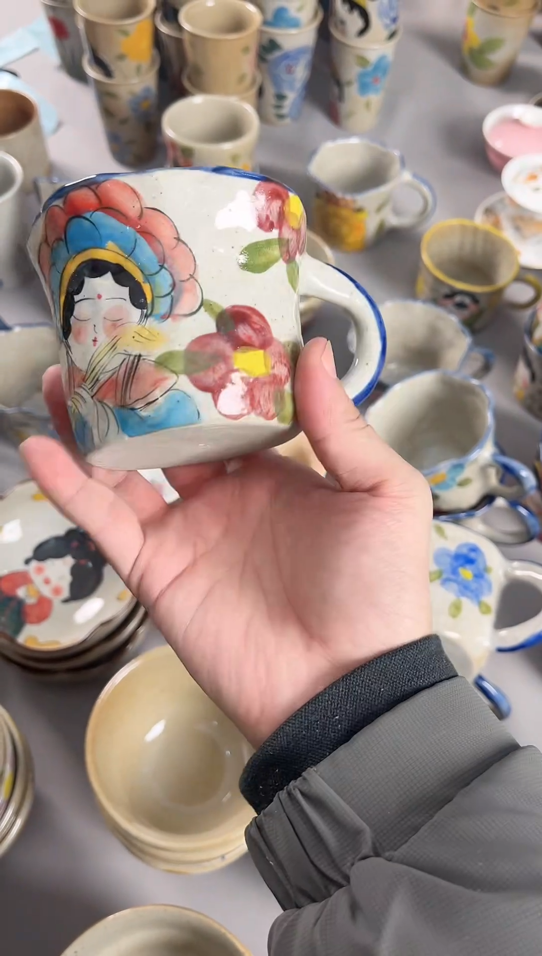 【闪购商品】瓷片景德镇手绘高温釉下彩