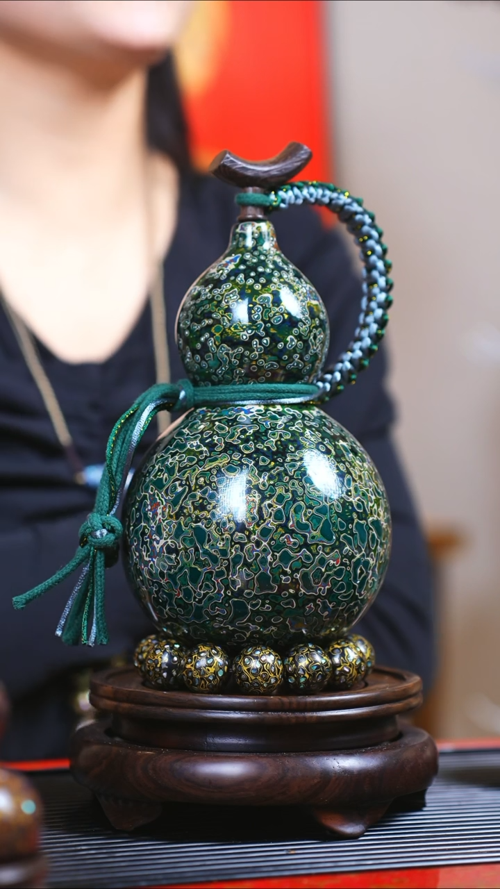 【闪购商品】JG225过年送臻选大漆酒葫芦