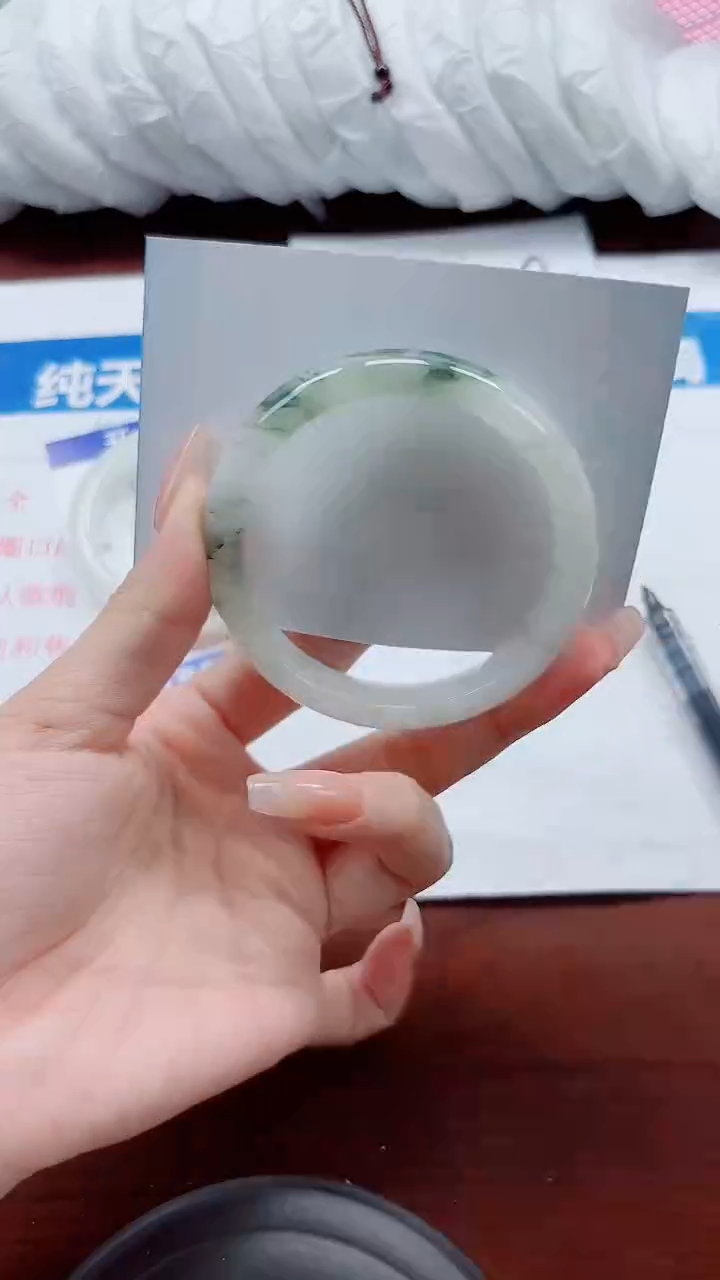 石英质玉手镯未镶嵌A118-56.57