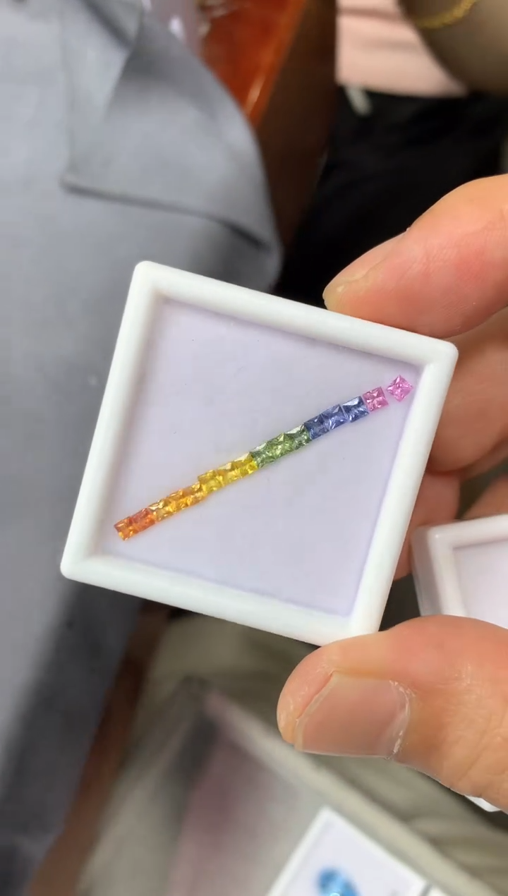 蓝宝石裸石未镶嵌多样性发货一组