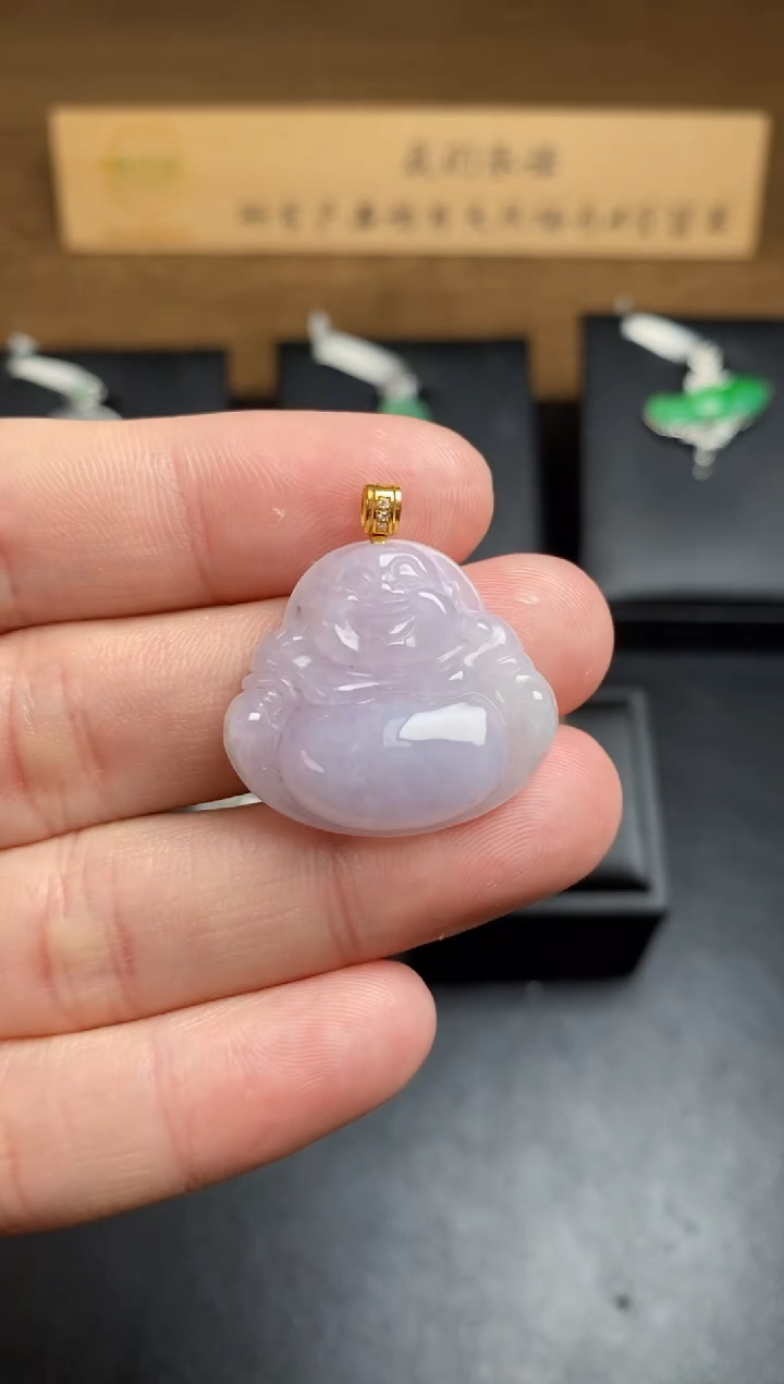 【闪购商品】翡翠颈饰18K金镶嵌非常