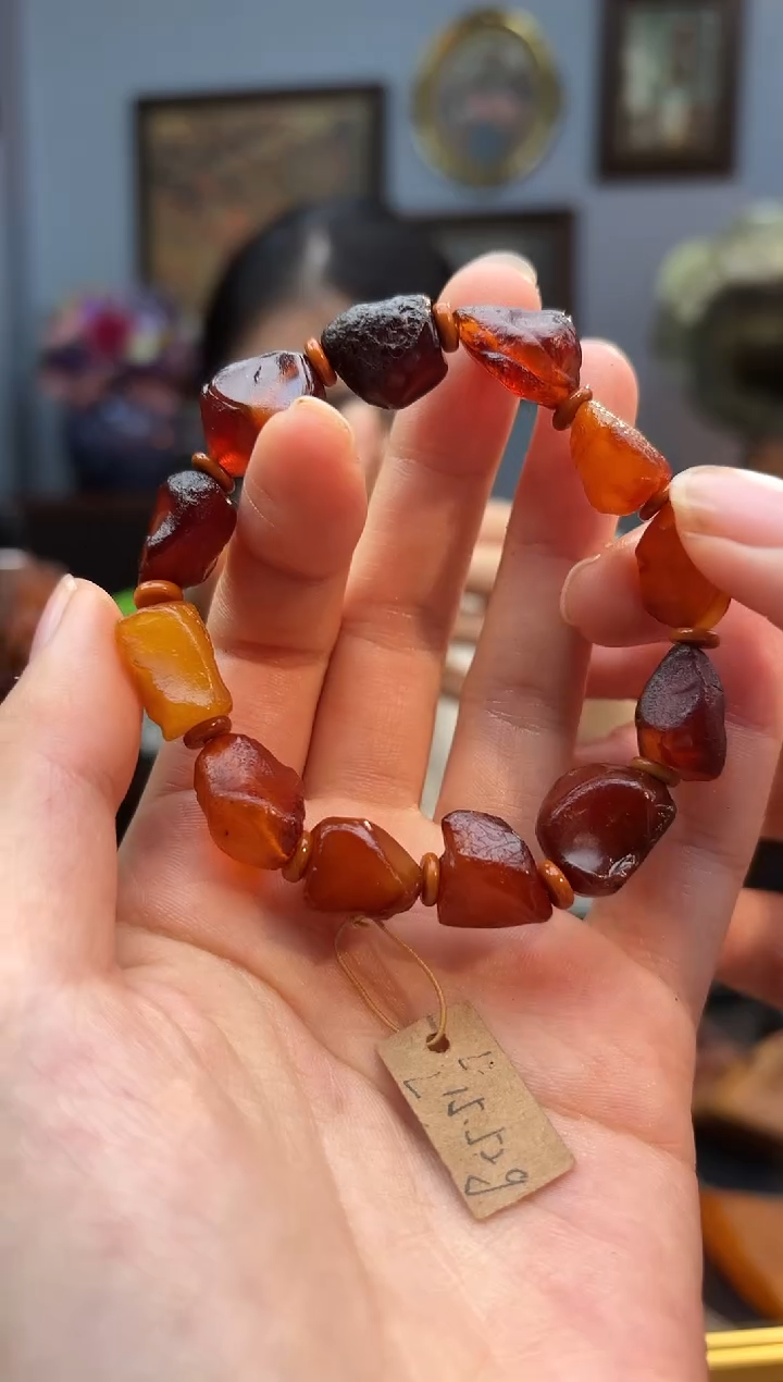 手串琥珀未镶嵌手串