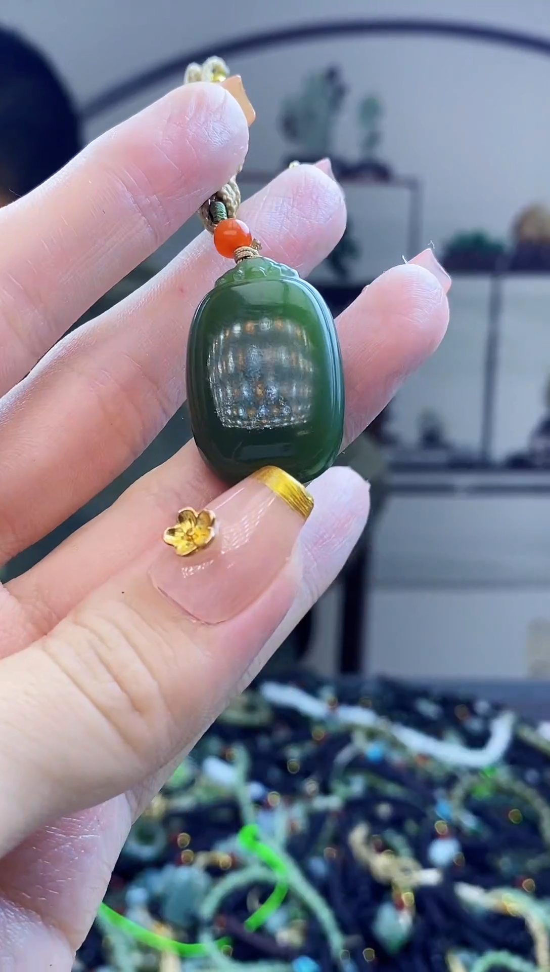 颈饰未镶嵌和田玉多样性发拍一发一