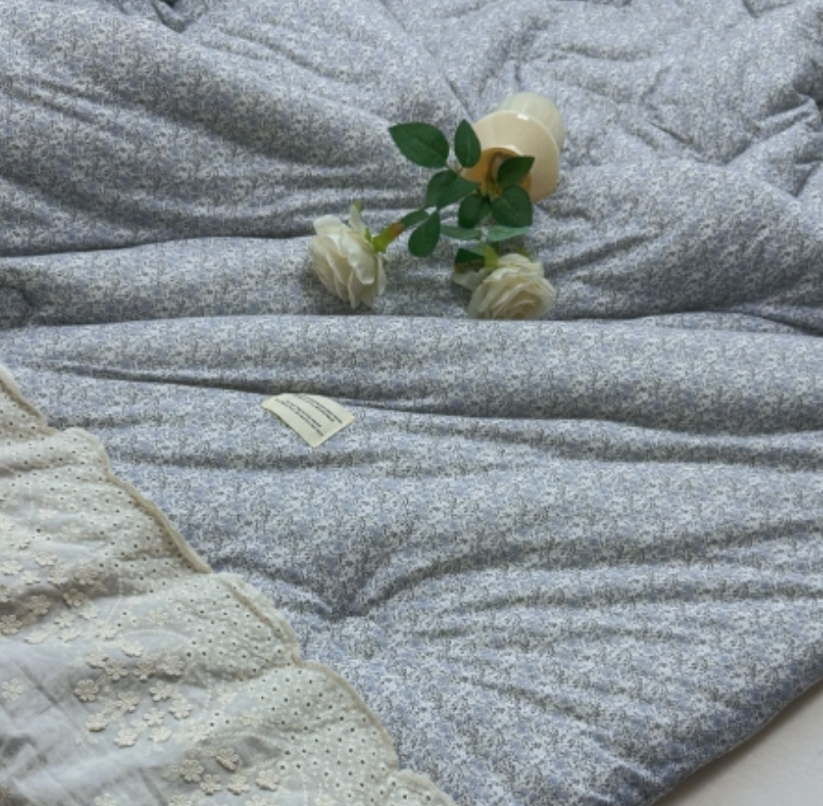 【软到离谱】法式李官奇针织棉被子加厚保暖一体被可机洗可水洗