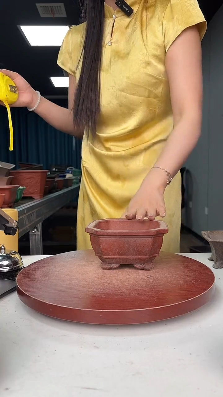 紫砂花盆浅草紫砂花盆