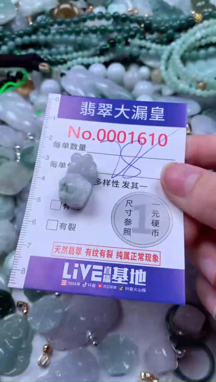 吊坠(不含链)未镶嵌翡翠1610