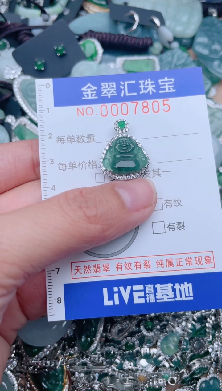 【闪购商品】翡翠颈饰未镶嵌7805........