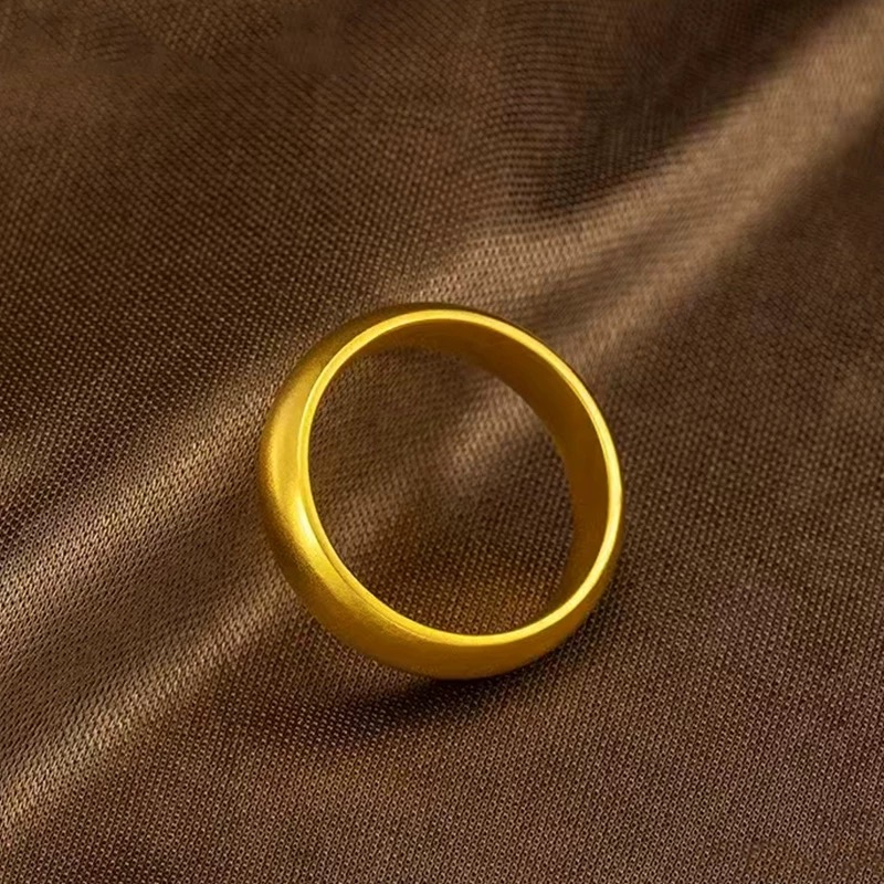 18K金 真金古法宽版可DIY配件 【钢印：AU750+鉴定证书】编号：Z539