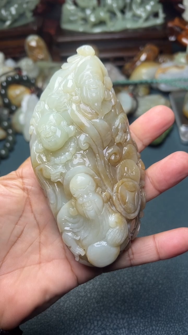 未镶嵌和田玉把件-