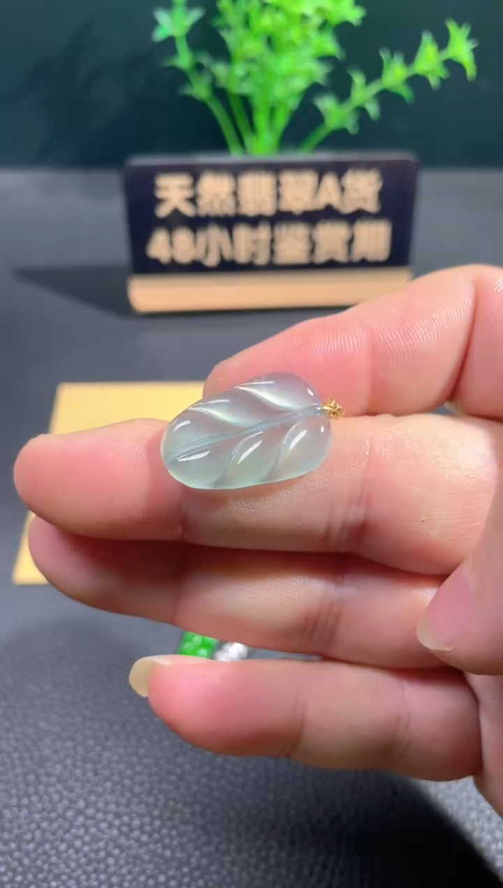 【闪购商品】翡翠颈饰18K金镶嵌翡翠