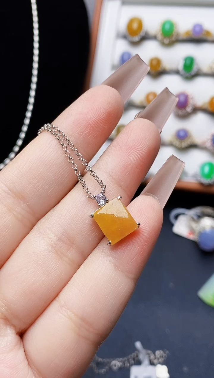 银S925镶嵌戒指翡翠1475