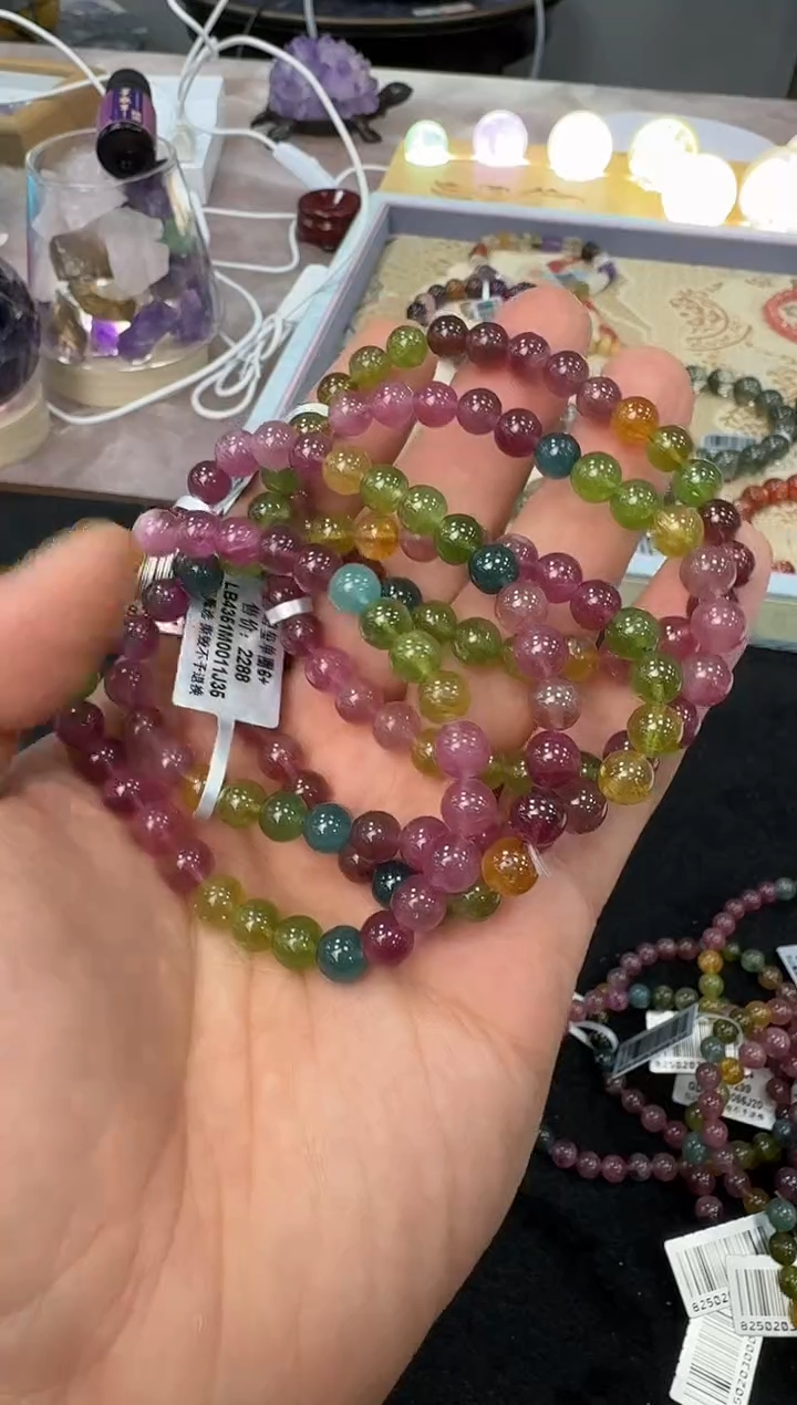 【闪购商品】手链未镶嵌碧玺LB4351 约6mm多样性发一件