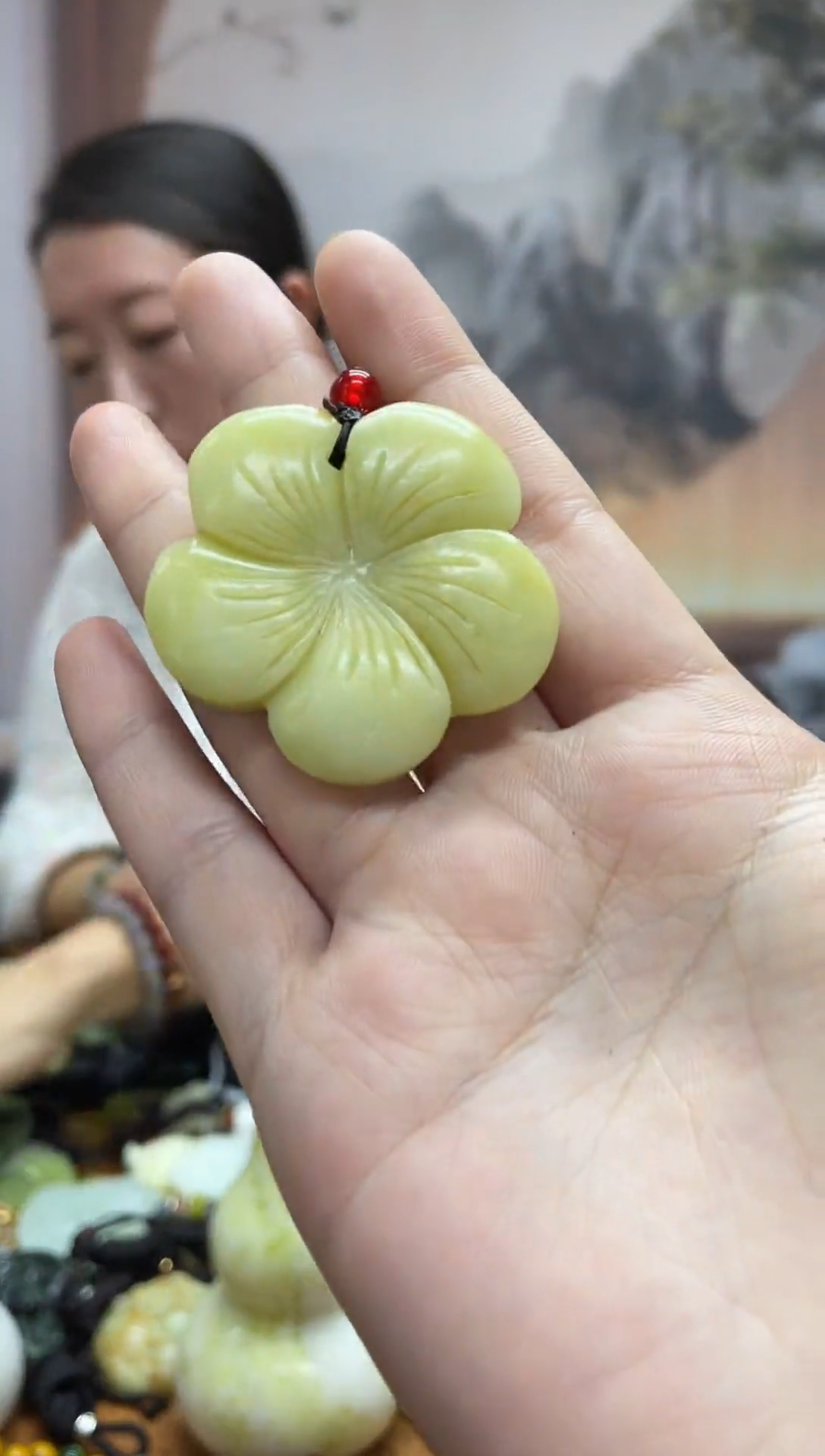 未镶嵌岫玉吊坠·