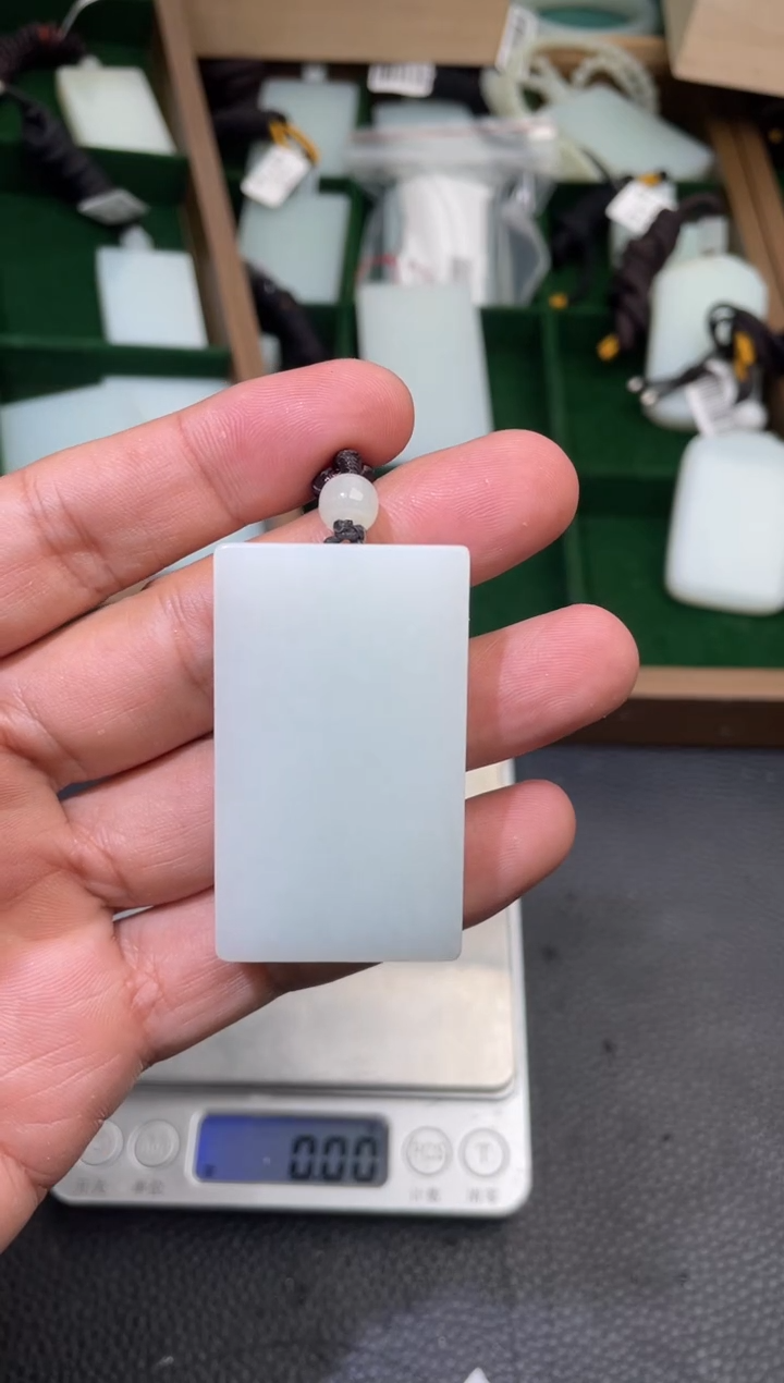 定制和田玉无事牌