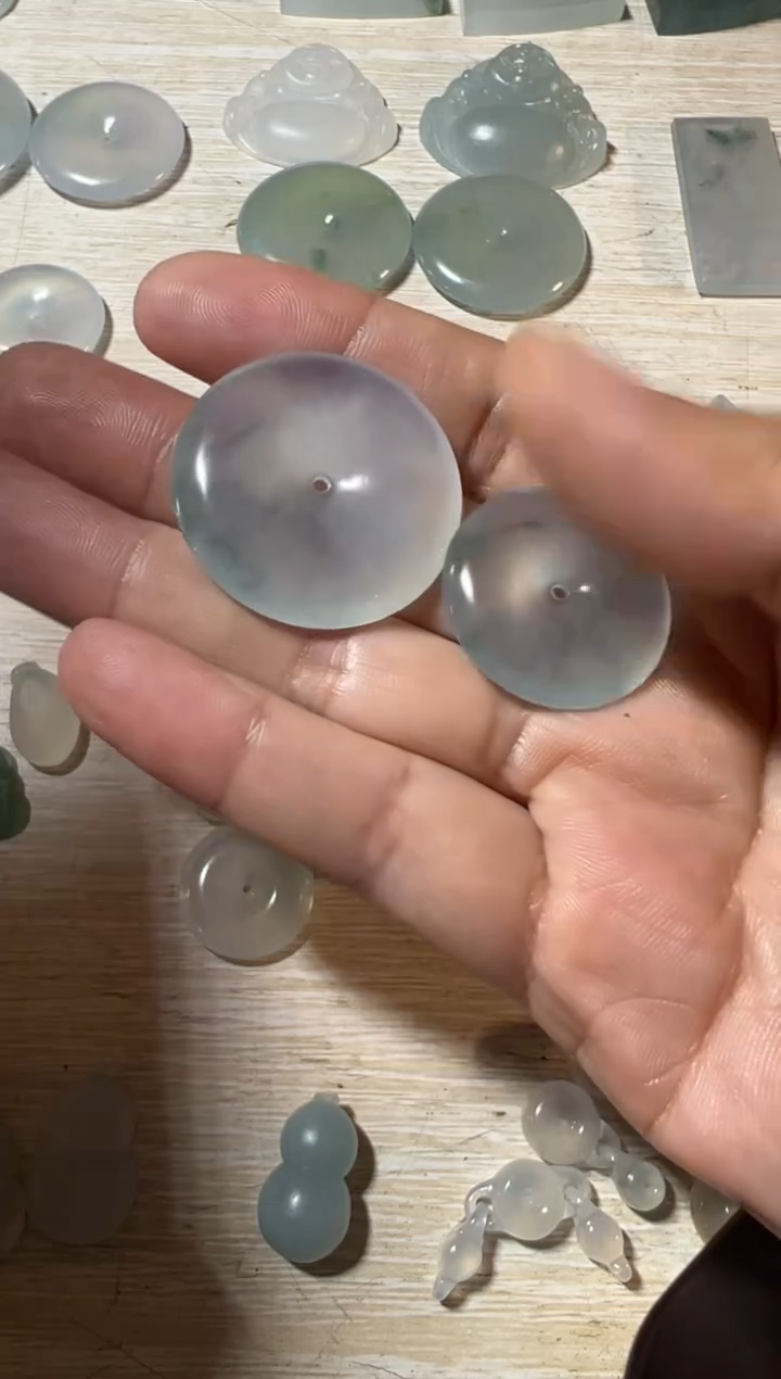 未镶嵌定制翡翠扣子