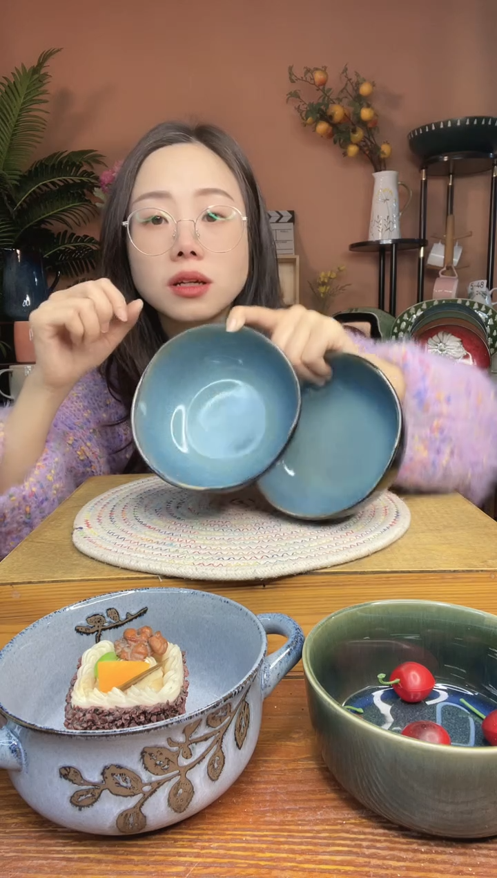 陶瓷5.7英寸云梦系列大号米饭碗 2件 微瑕疵