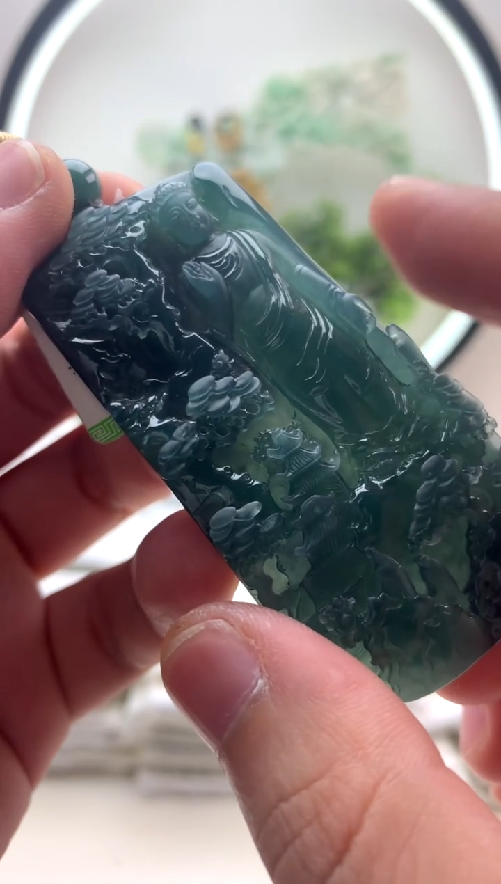 颈饰未镶嵌翡翠阿弥陀佛