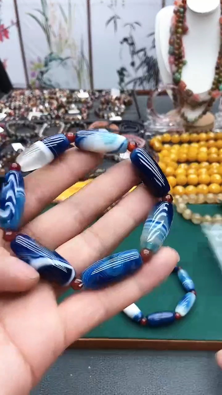 【闪购商品】玛瑙/玉髓手串未镶嵌S128 手串