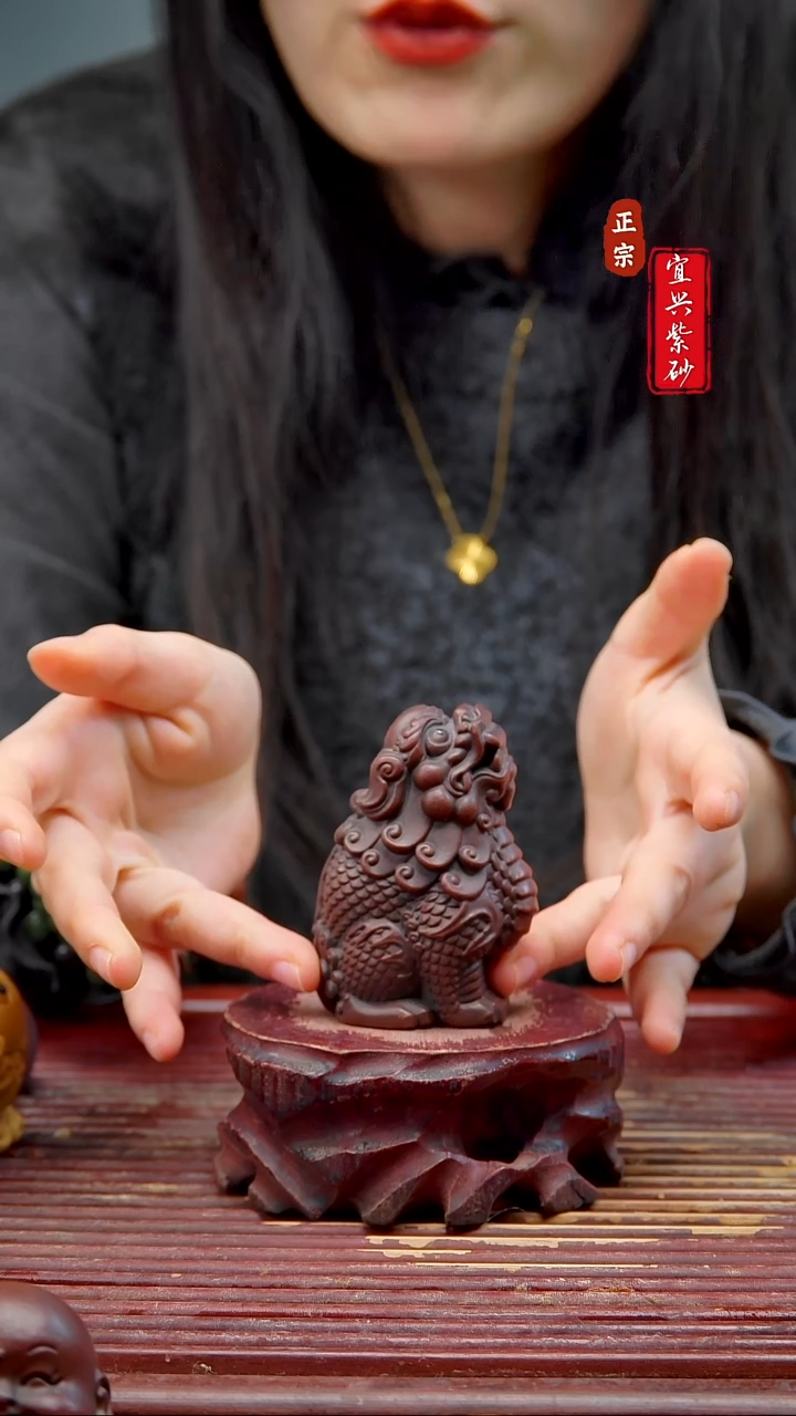 紫砂宜兴紫砂茶宠摆件
