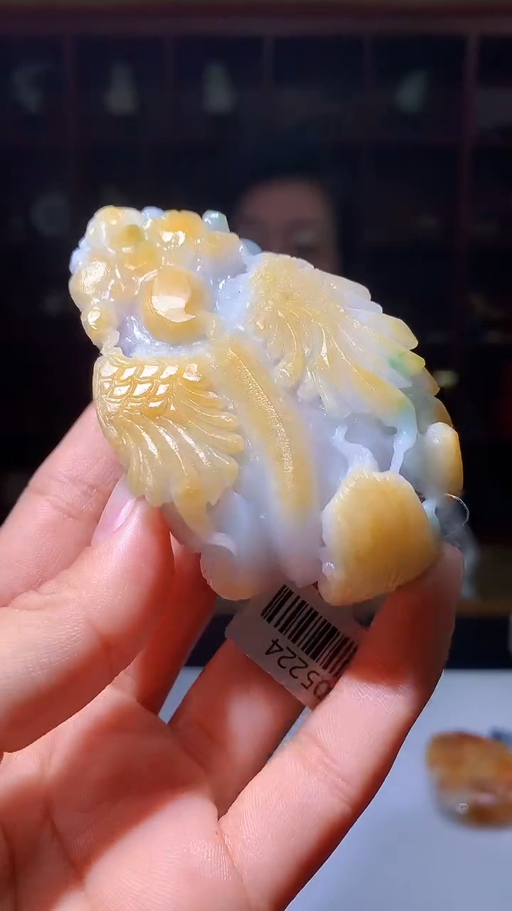 【闪购商品】定制翡翠未镶嵌1088hm-毛货挂件41