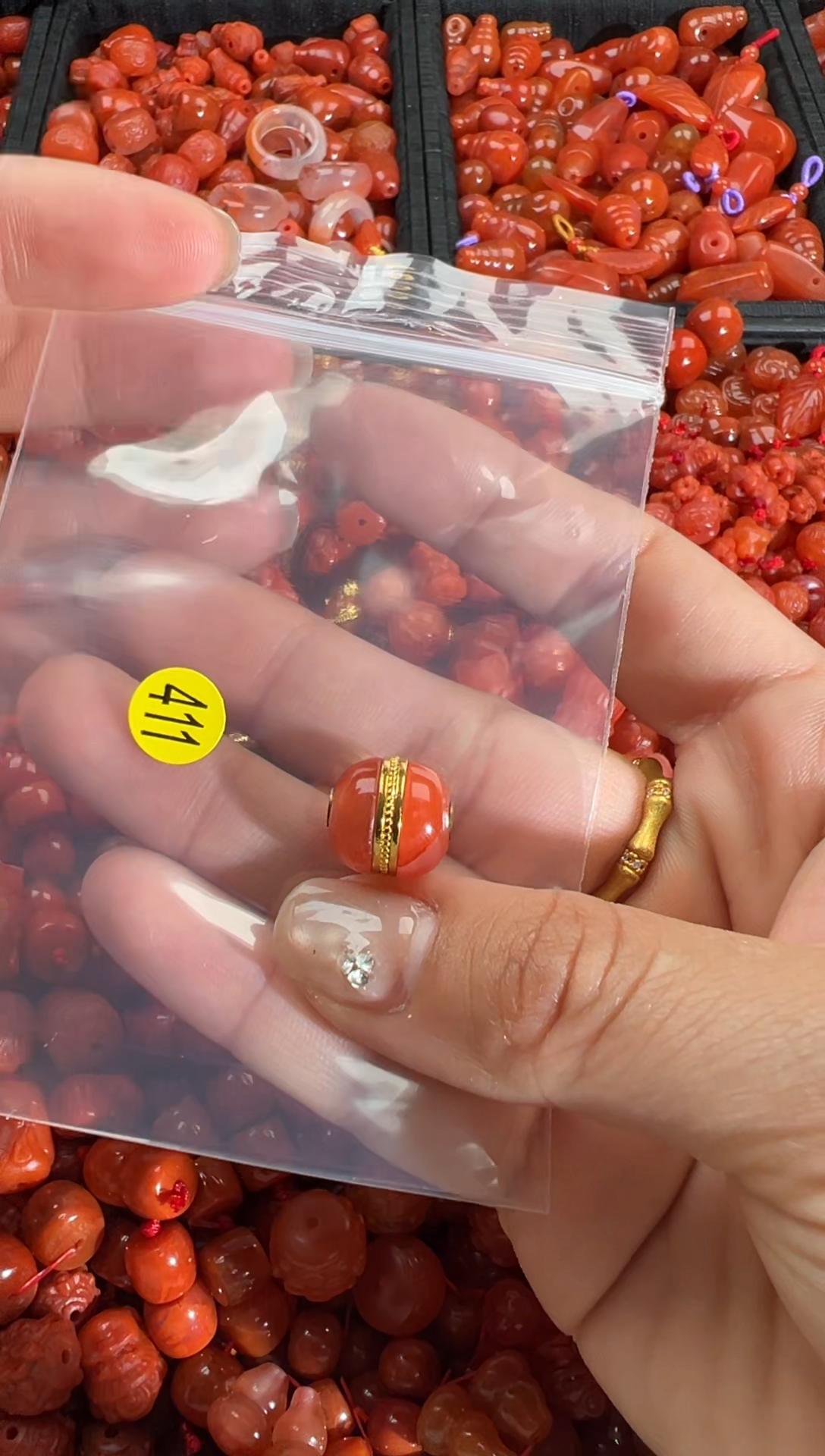 【闪购商品】南红玛瑙颈饰未镶嵌1